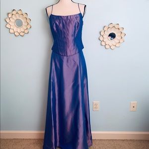 Michaelangelo Corset Top Taffeta Gown/Dress